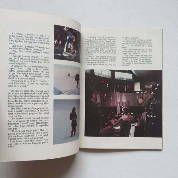 Star Wars The Empire Strikes Back Storybook 1980 SciFi Paperback Novel - Picture 5 of 7